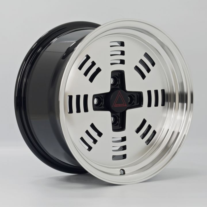 Autostar<br>Sutorro Polished Flat Black (15x8)
